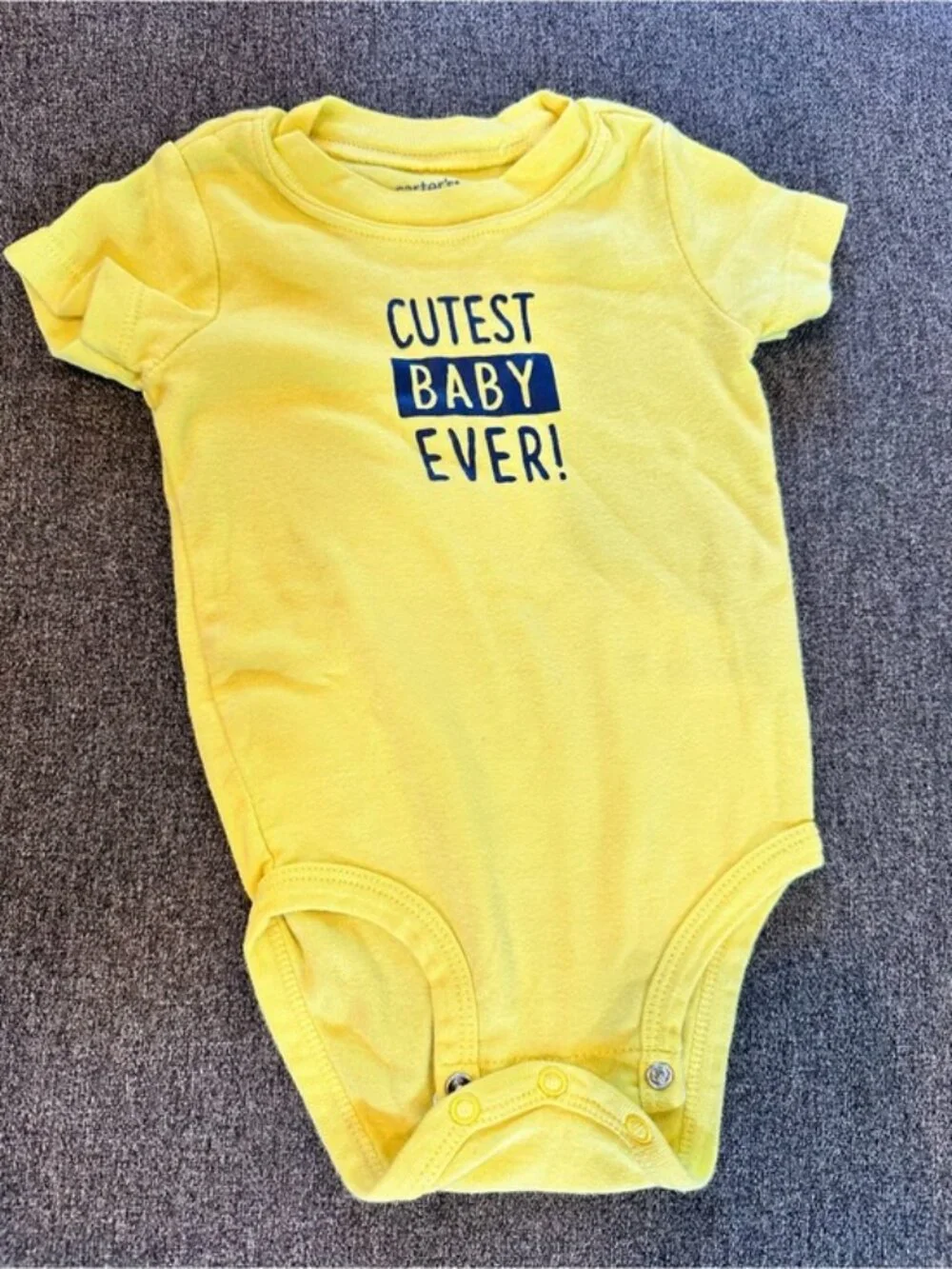 🤑EU Carter's Yellow 